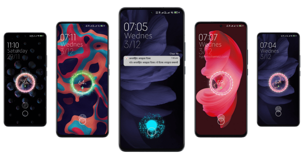 android mi themes fingerprint lock