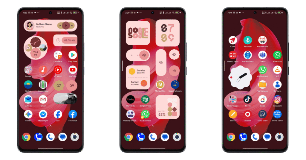 android mi themes fingerprint lock