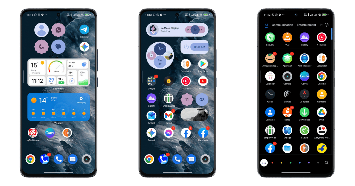 android mi themes fingerprint lock