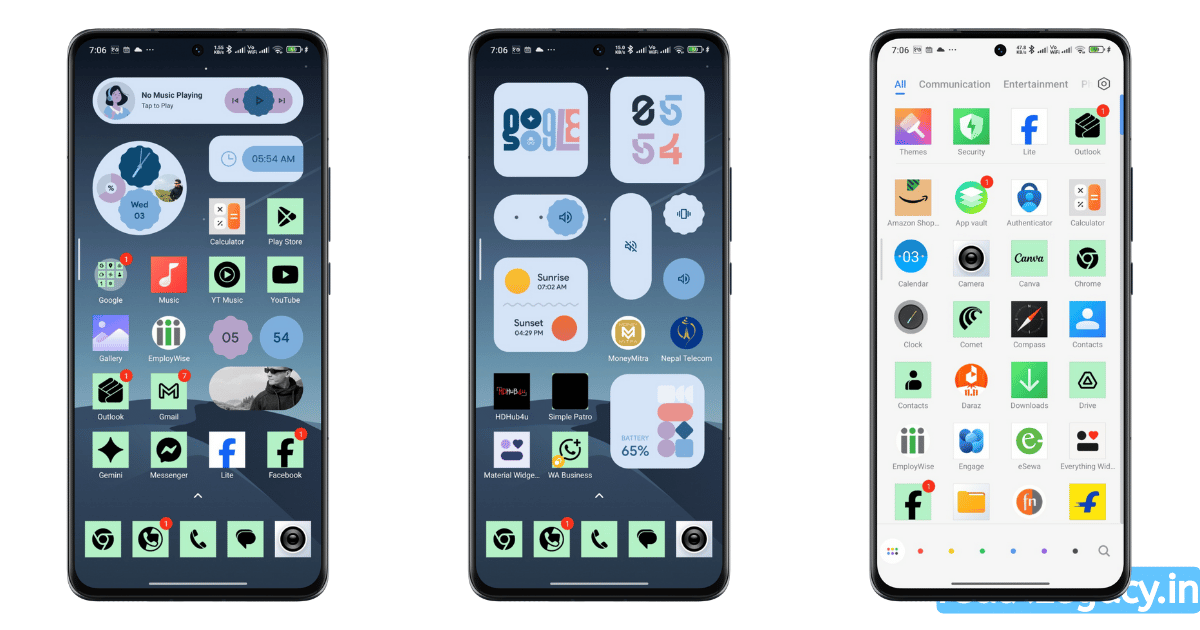 android mi themes fingerprint lock